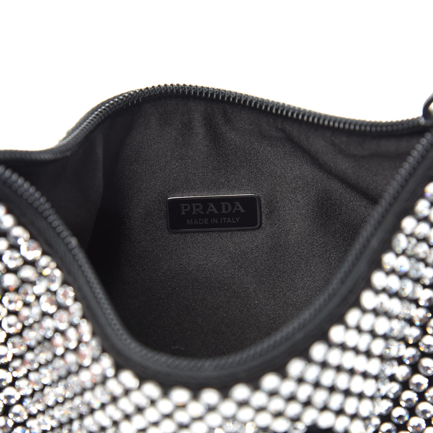 Prada Satin Crystal Mini Re-Edition 2000 Bag Cristal 6 of 8