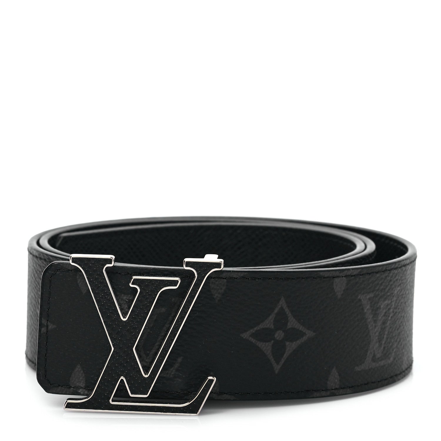 Louis Vuitton Monogram Eclipse 40mm Reversible LV Initiales Belt 85 34 1 of 4