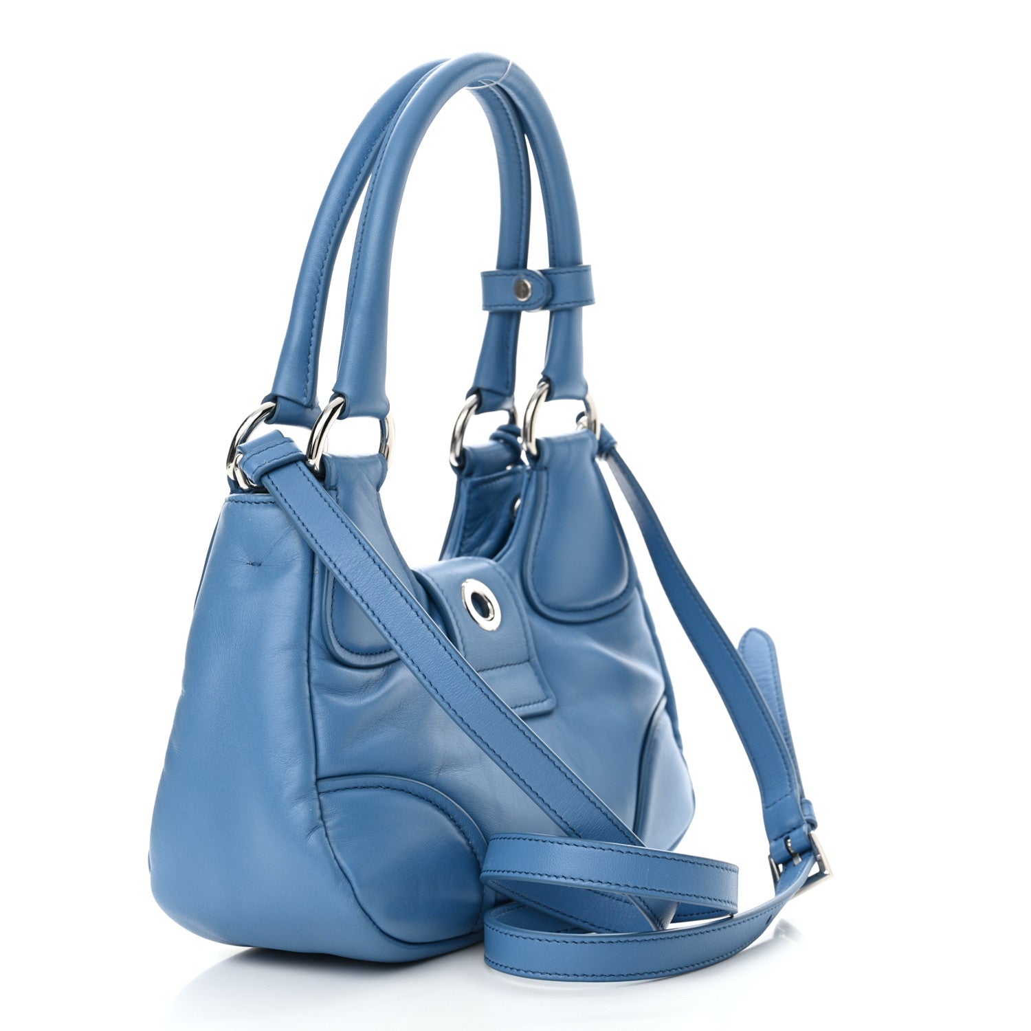 Prada Nappa Soft Padded Re-Edition 2002 Moon Bag Onda 3 of 10