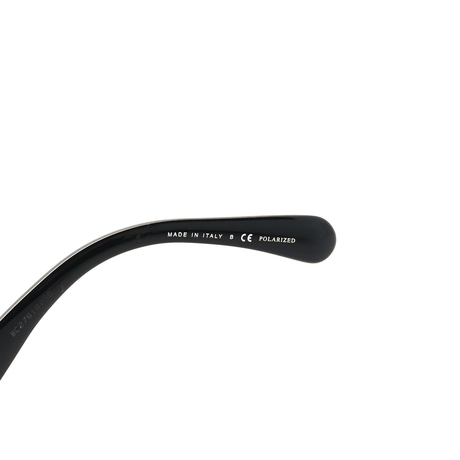 Chanel Acetate Strass Polarized Square Sunglasses 5422-B Black 6 of 7