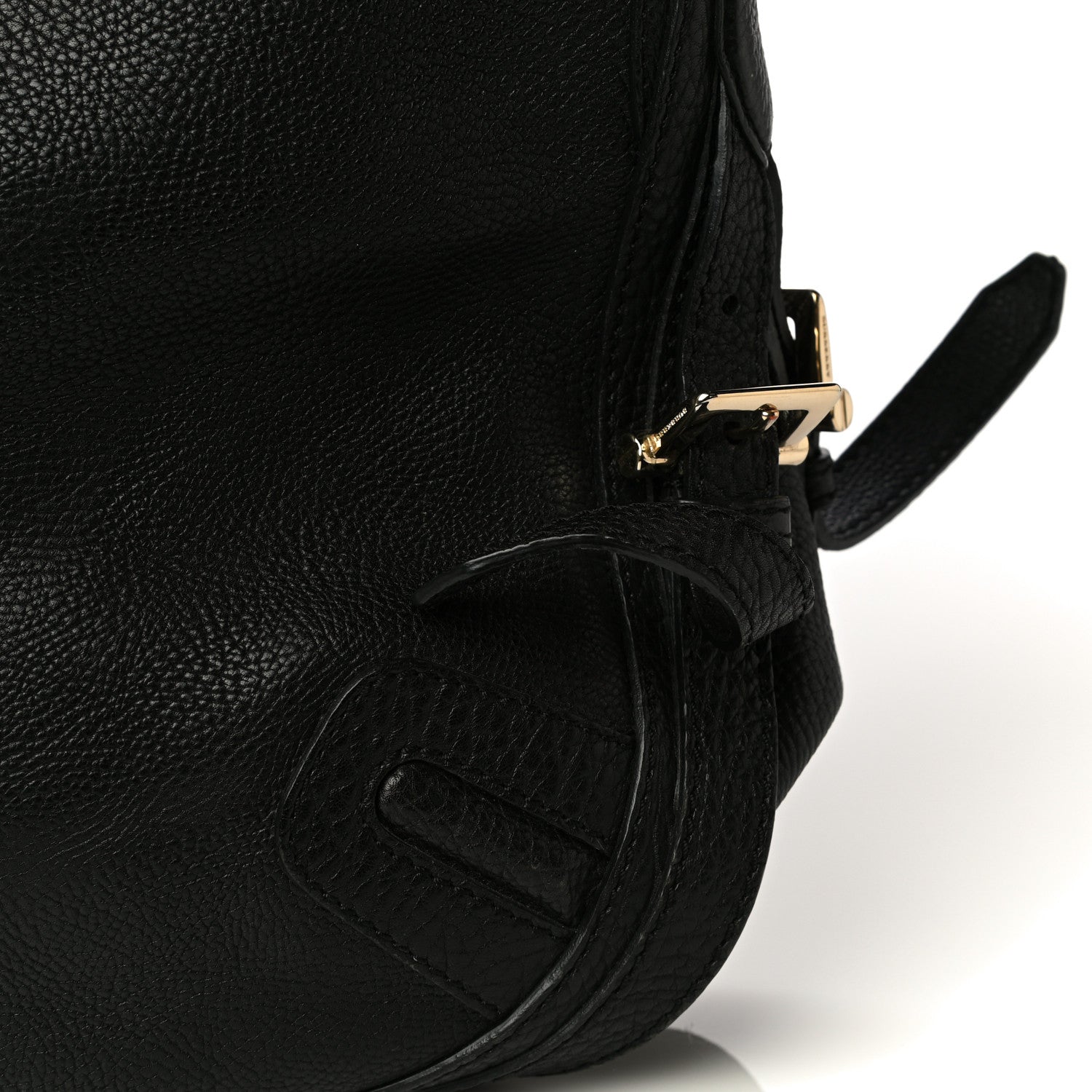 Burberry Calfskin Hobo Black 9 of 10