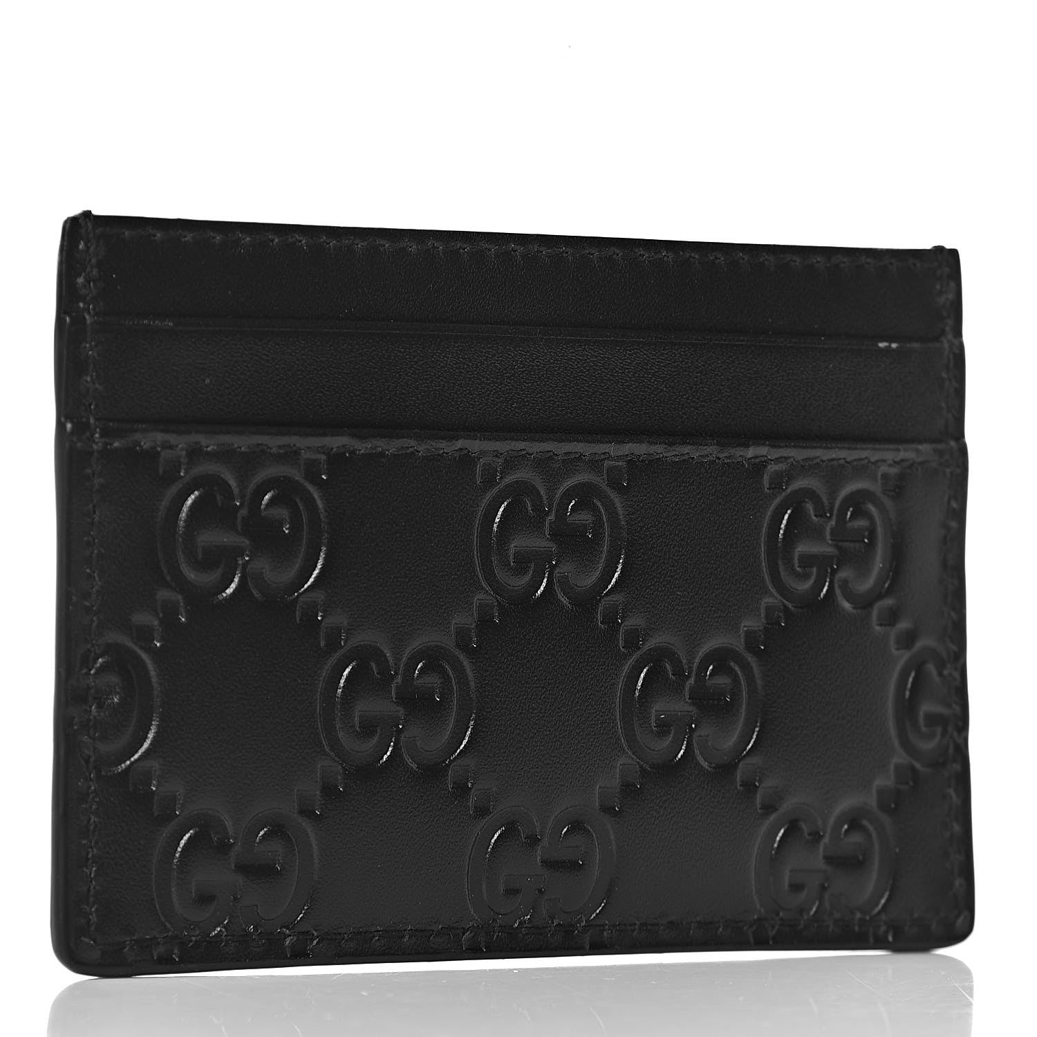 Gucci Guccissima Card Holder Black 3 of 6