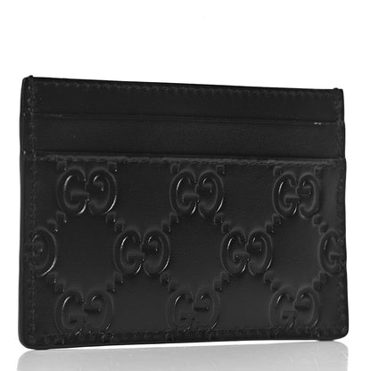 Gucci Guccissima Card Holder Black 3 of 6