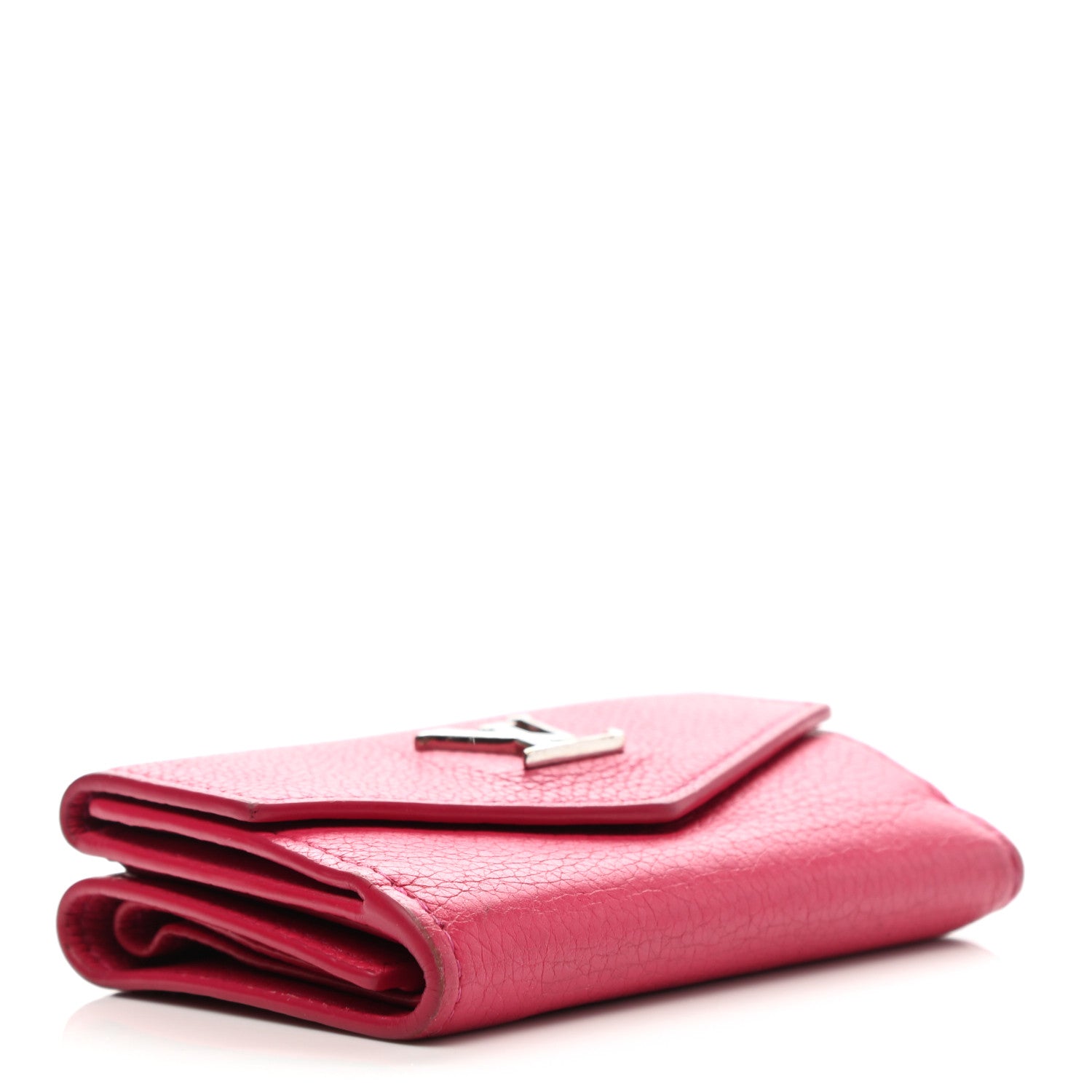 Louis Vuitton Calfskin Lockmini Wallet Hot Pink 4 of 15