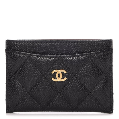 Chanel Caviar Quilted Card Holder Black 1 of 9