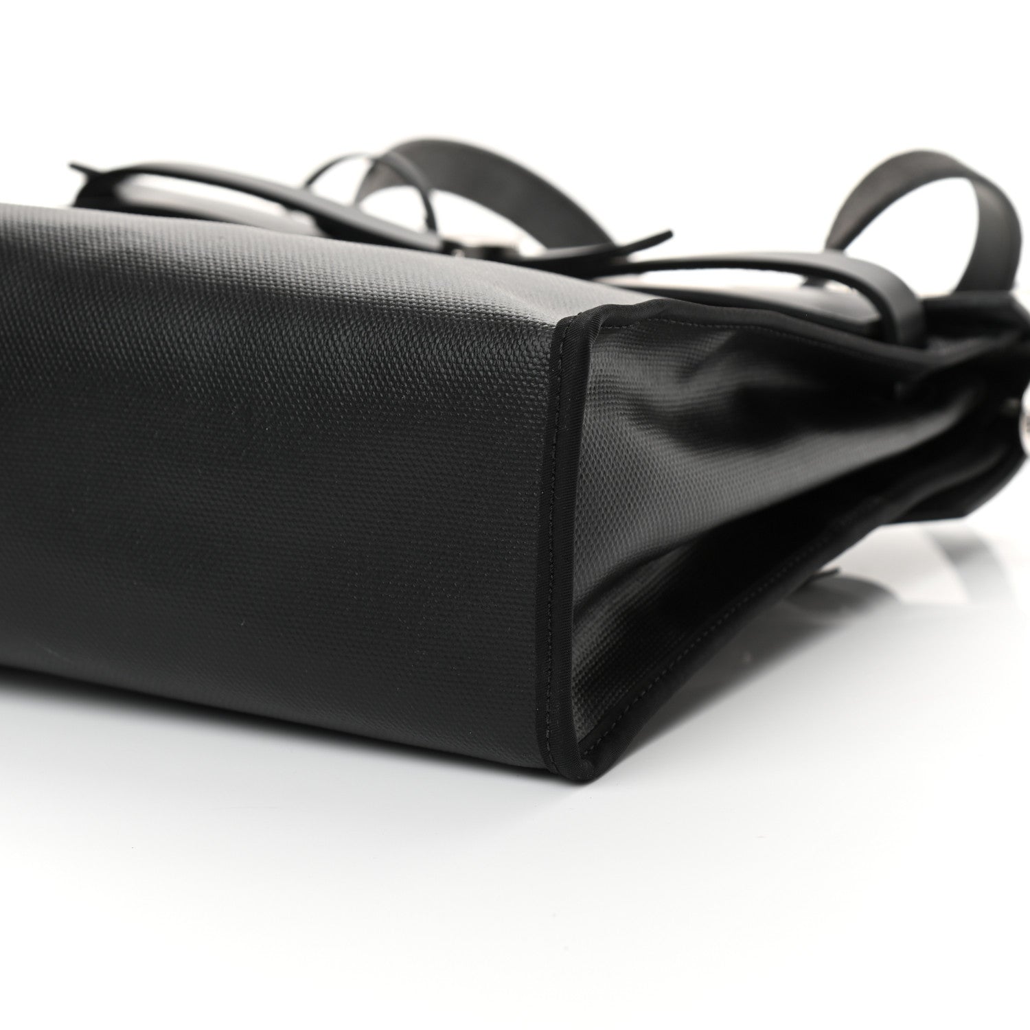 Hermes Toile H Berline Vache Hunter Herbag Zip PM 31 Black Ecru 11 of 13