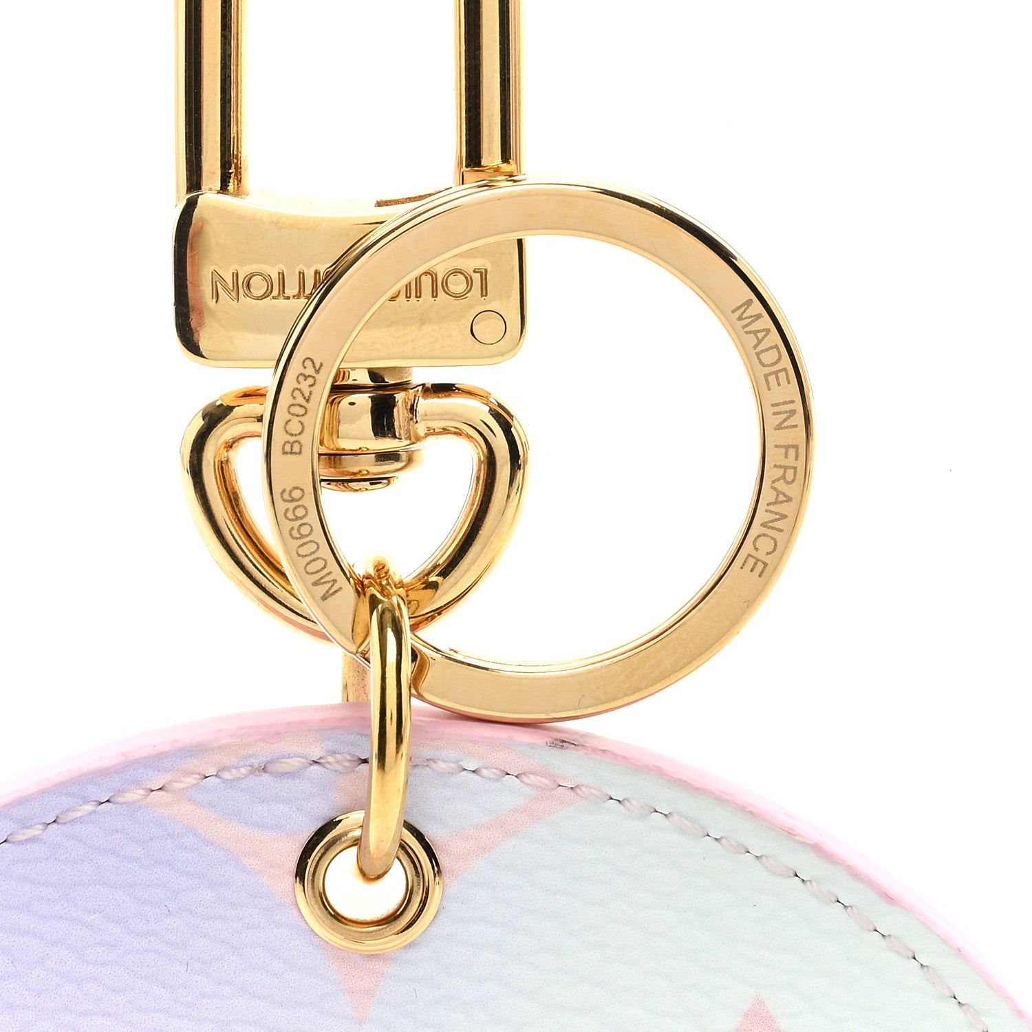 Louis Vuitton Monogram Giant Spring In The City Bag Charm Key Holder Sunrise Pastel 3 of 3