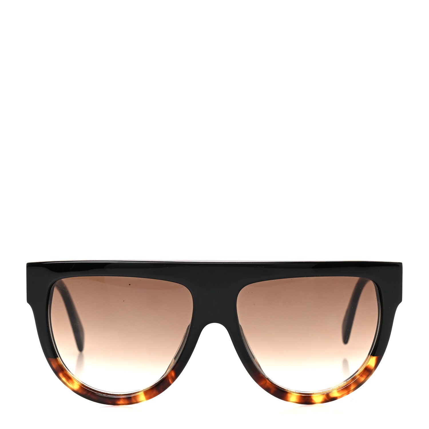 Celine Shadow Sunglasses CL 41026/S Black Havana 2 of 7