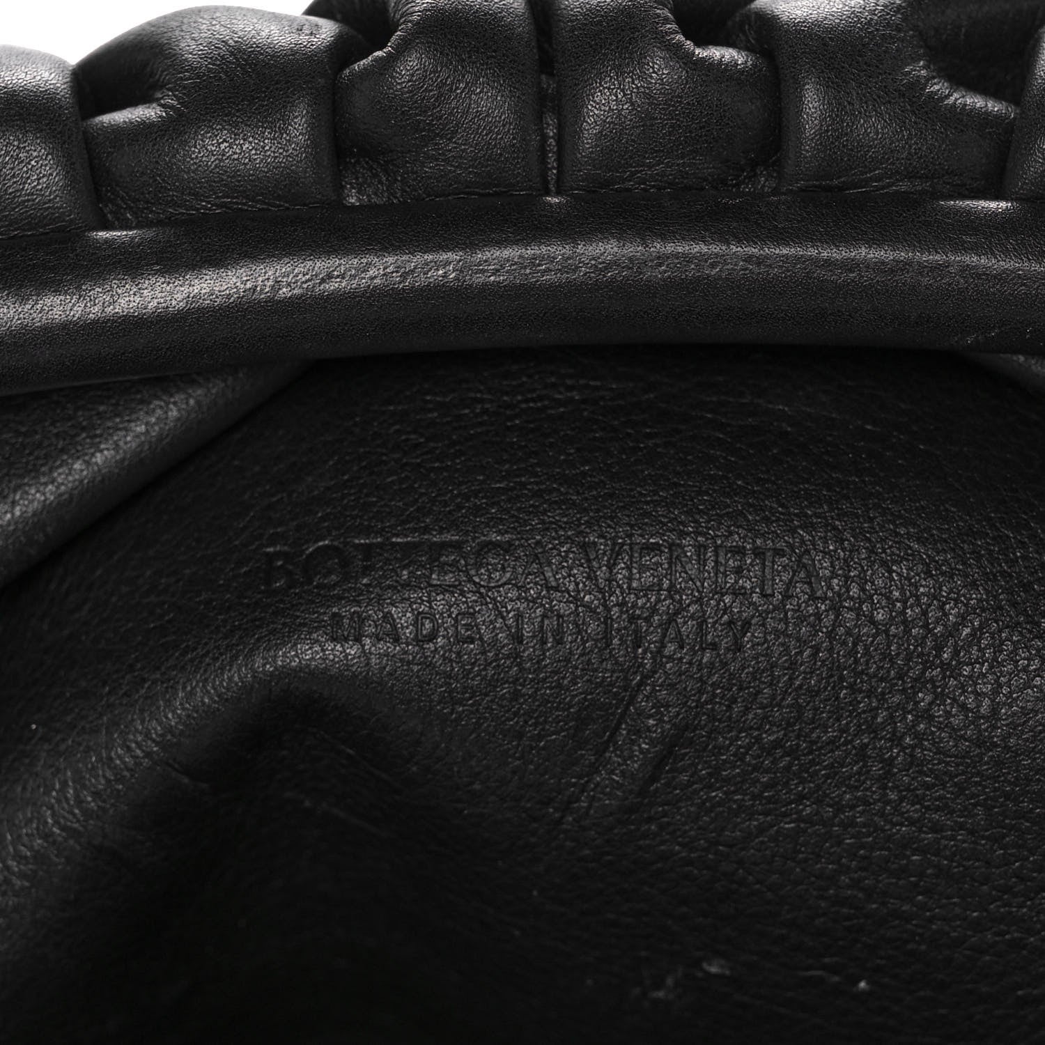 Bottega Veneta Smooth Butter Calf The Pouch Oversized Clutch Black 6 of 13