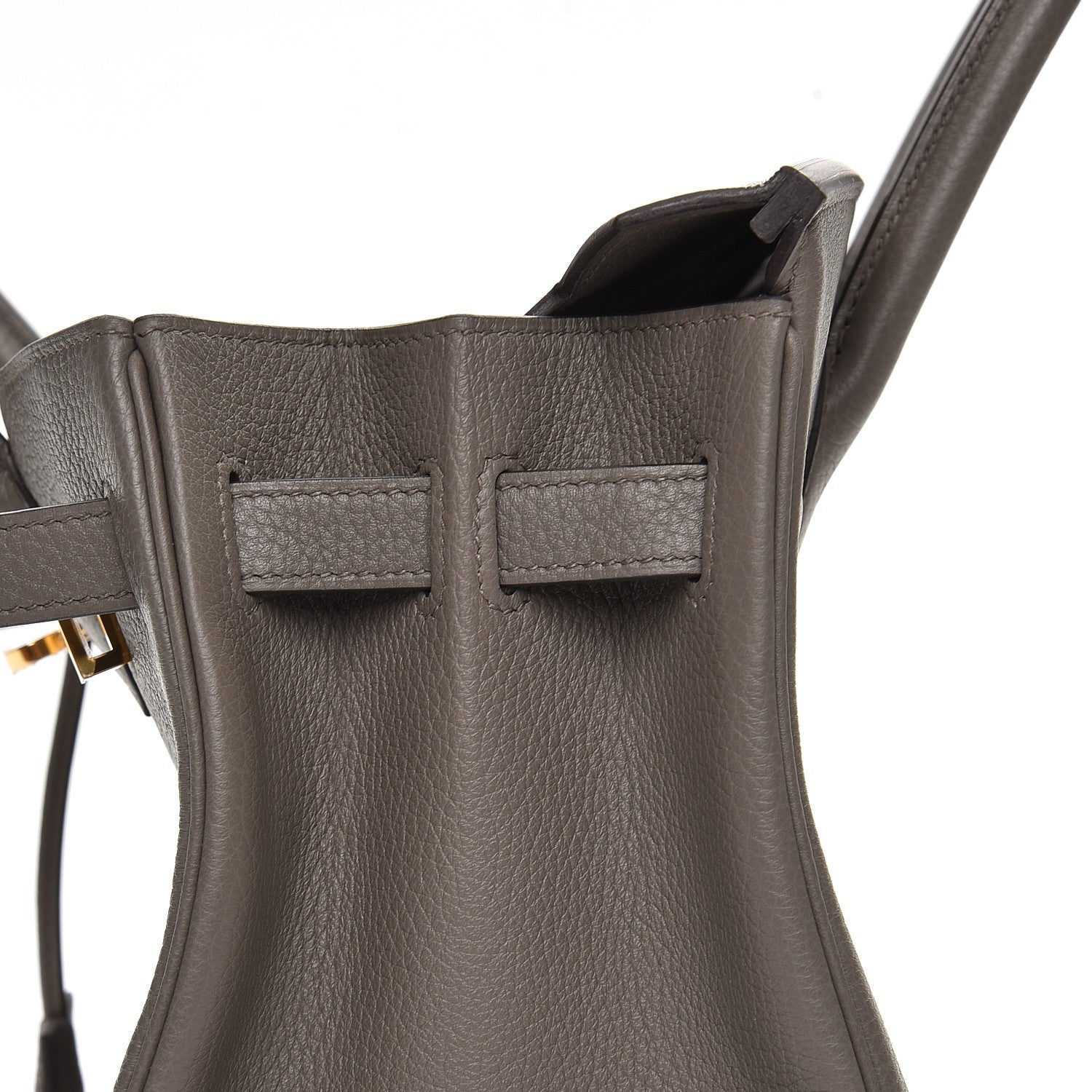 Hermes Taurillon Clemence Birkin 30 Etain 26 of 34