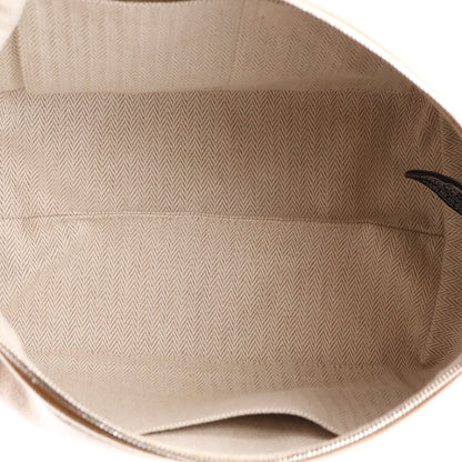 Hermes Canvas Small Bride-A-Brac Pouch Natural 5 of 9