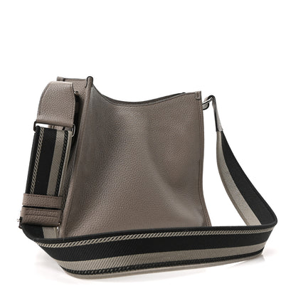 Prada Vitello Daino Soft Hobo Messenger Bag Argilla 3 of 10