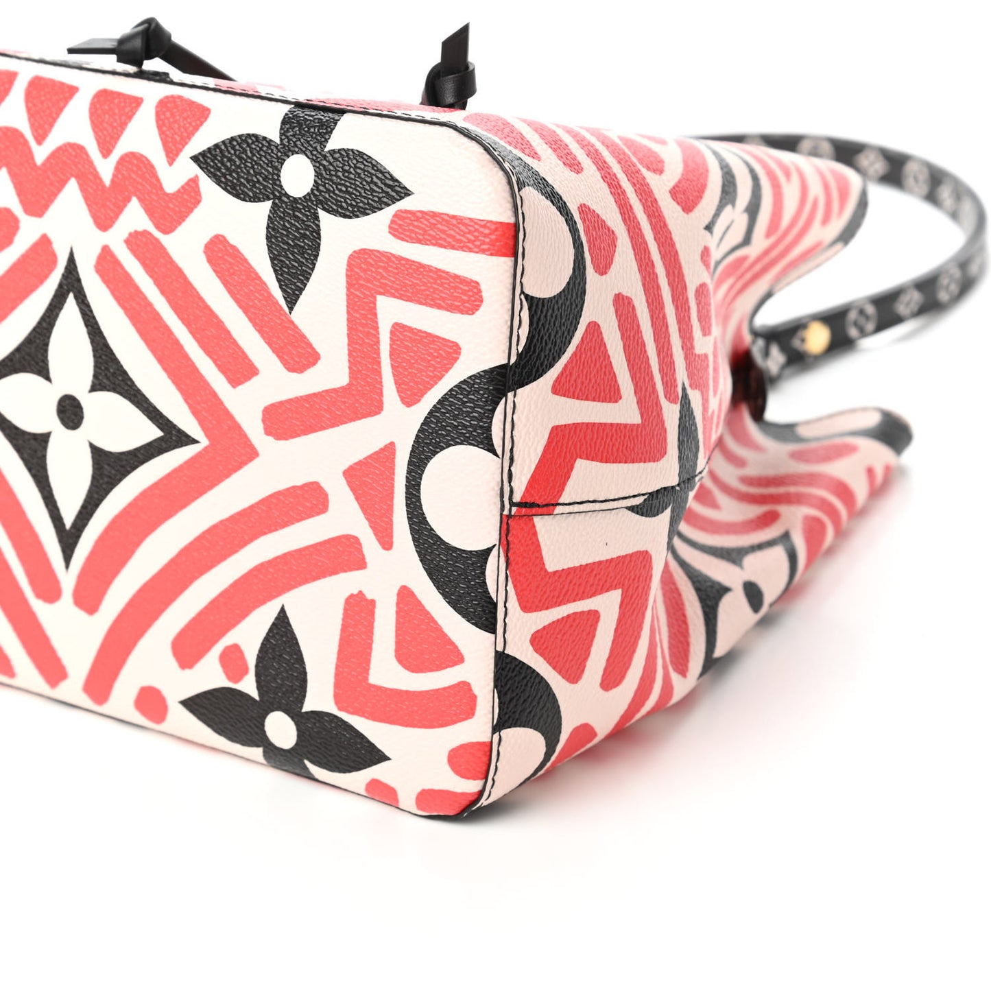 Monogram Giant Crafty NeoNoe MM Creme Rouge Black