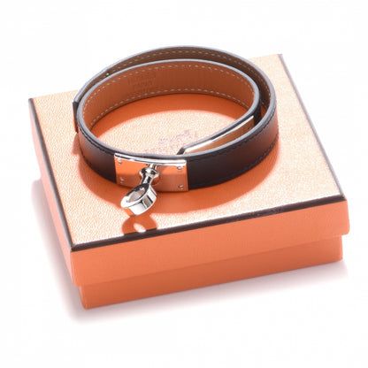 Hermes Chamonix Kelly Double Tour Bracelet XS Black 7 of 7