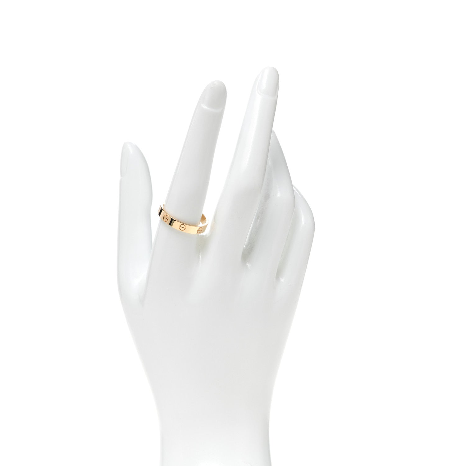 Cartier 18K Yellow Gold 3.5mm LOVE Wedding Band Ring 60 9 2 of 6