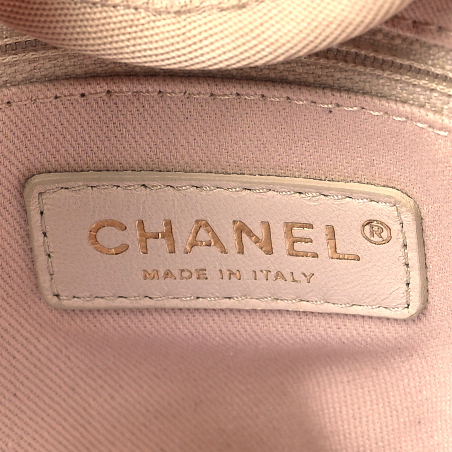 Chanel Canvas Medium Deauville Tote Light Beige 5 of 9