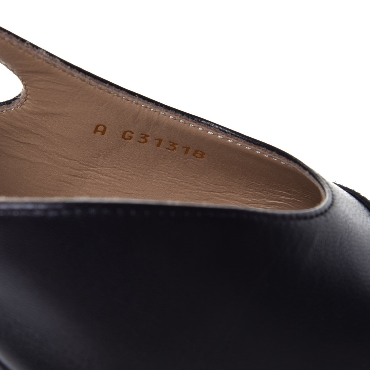 Chanel Goatskin Grosgrain Cap Toe CC Slingback Sandals 36 Black 8 of 9