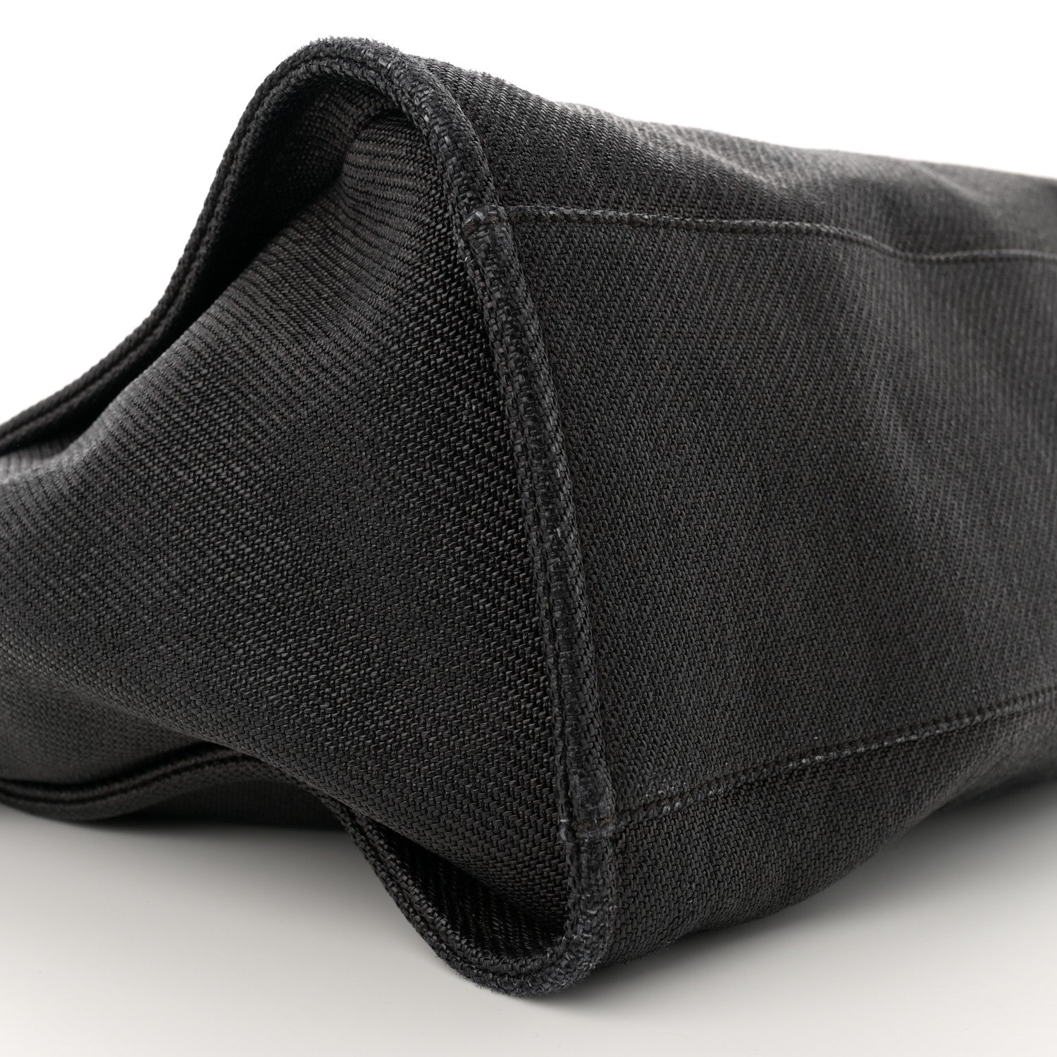 Chanel Woven Straw Raffia Medium Deauville Tote Black White 9 of 19