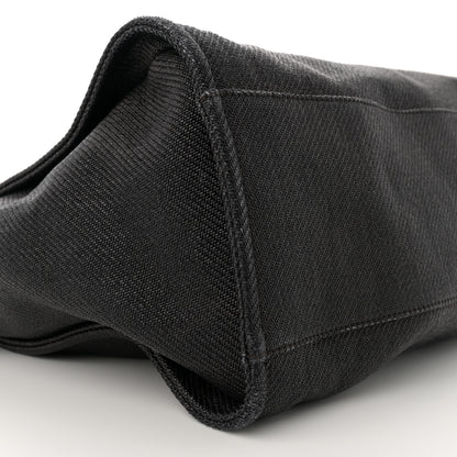 Chanel Woven Straw Raffia Medium Deauville Tote Black White 9 of 19