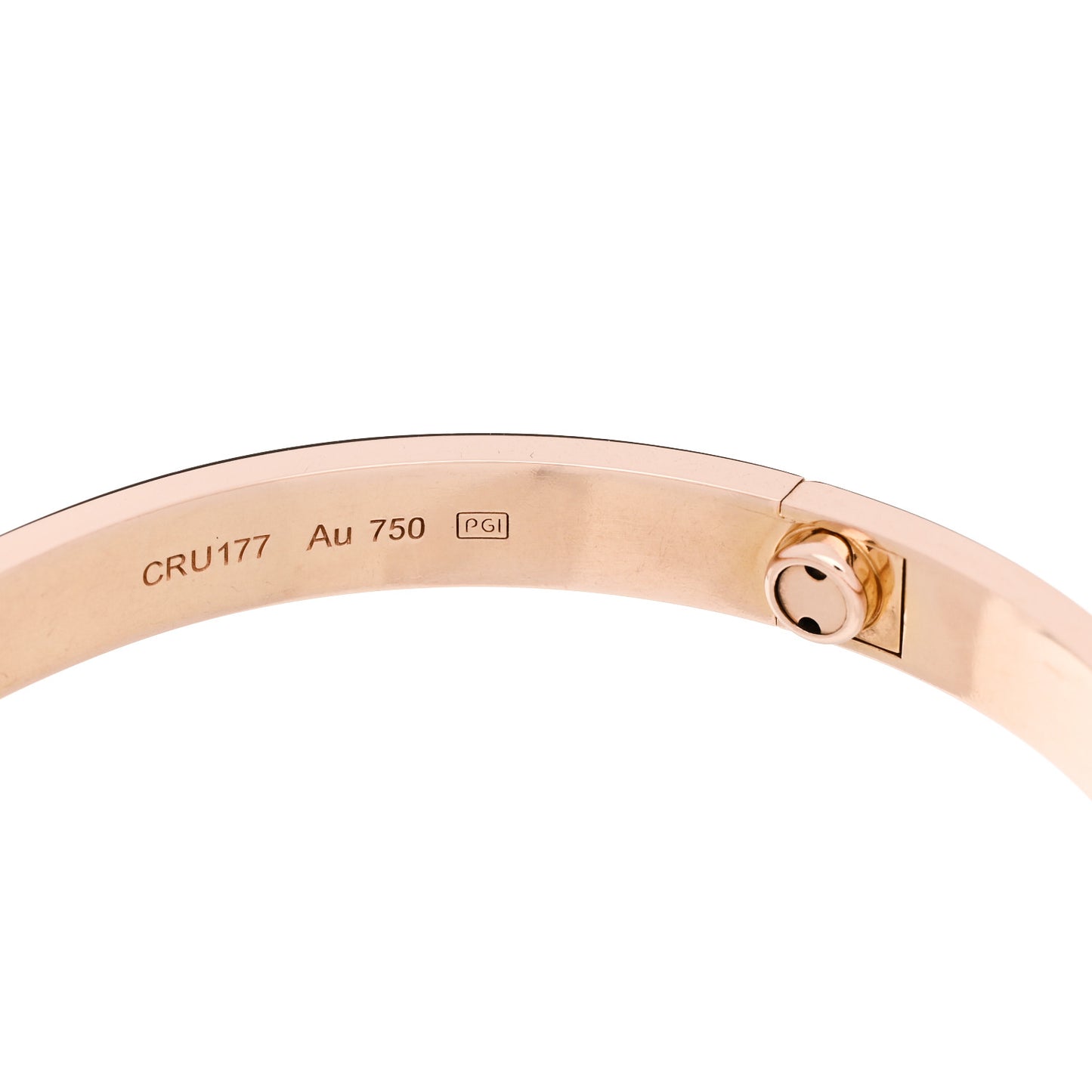 18K Pink Gold LOVE Bracelet 19