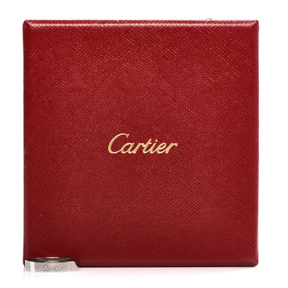 Cartier 18K White Gold 5.5mm LOVE Ring 56 7.5 11 of 11