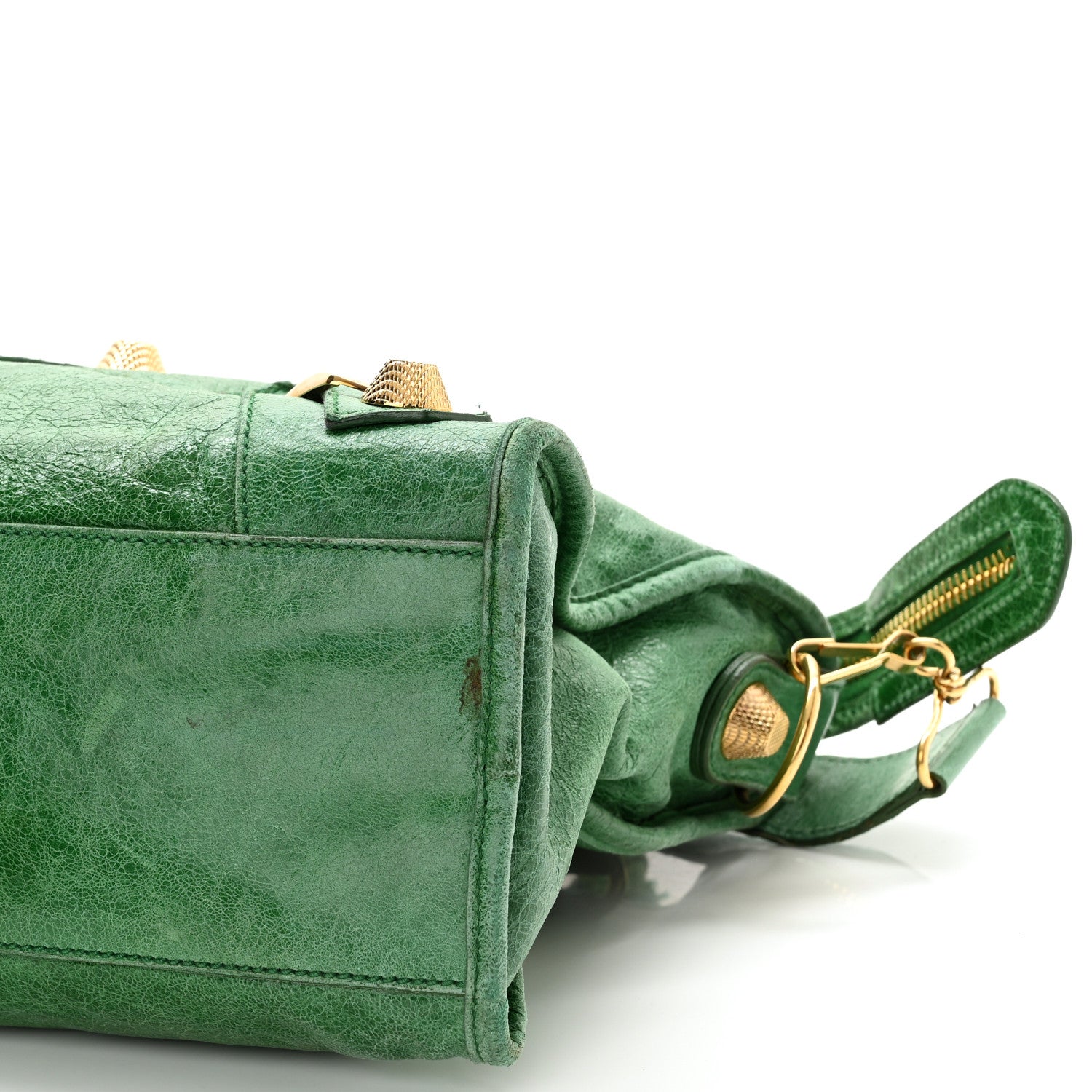 Balenciaga Chevre Giant 21 Gold Hardware City Vert Gazon 9 of 18