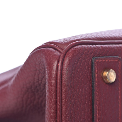 Hermes Fjord HAC Birkin 45 Rouge H 30 of 43