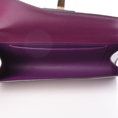 Hermes Tadelakt Medor 23 Clutch Anemone 5 of 9