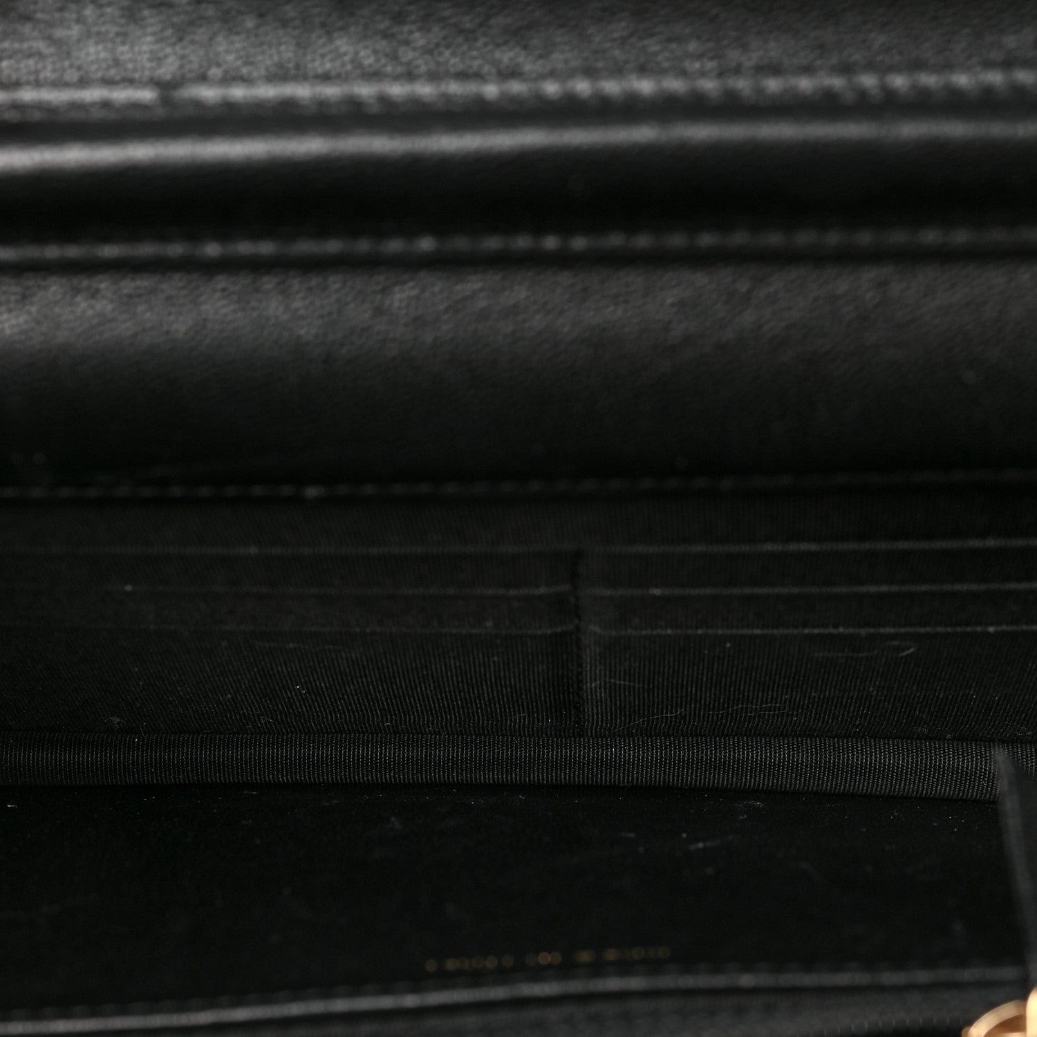 Chanel Lambskin Quilted Infinity Wallet On Chain WOC Black 5 of 10