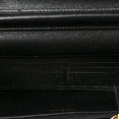 Chanel Lambskin Quilted Infinity Wallet On Chain WOC Black 5 of 10