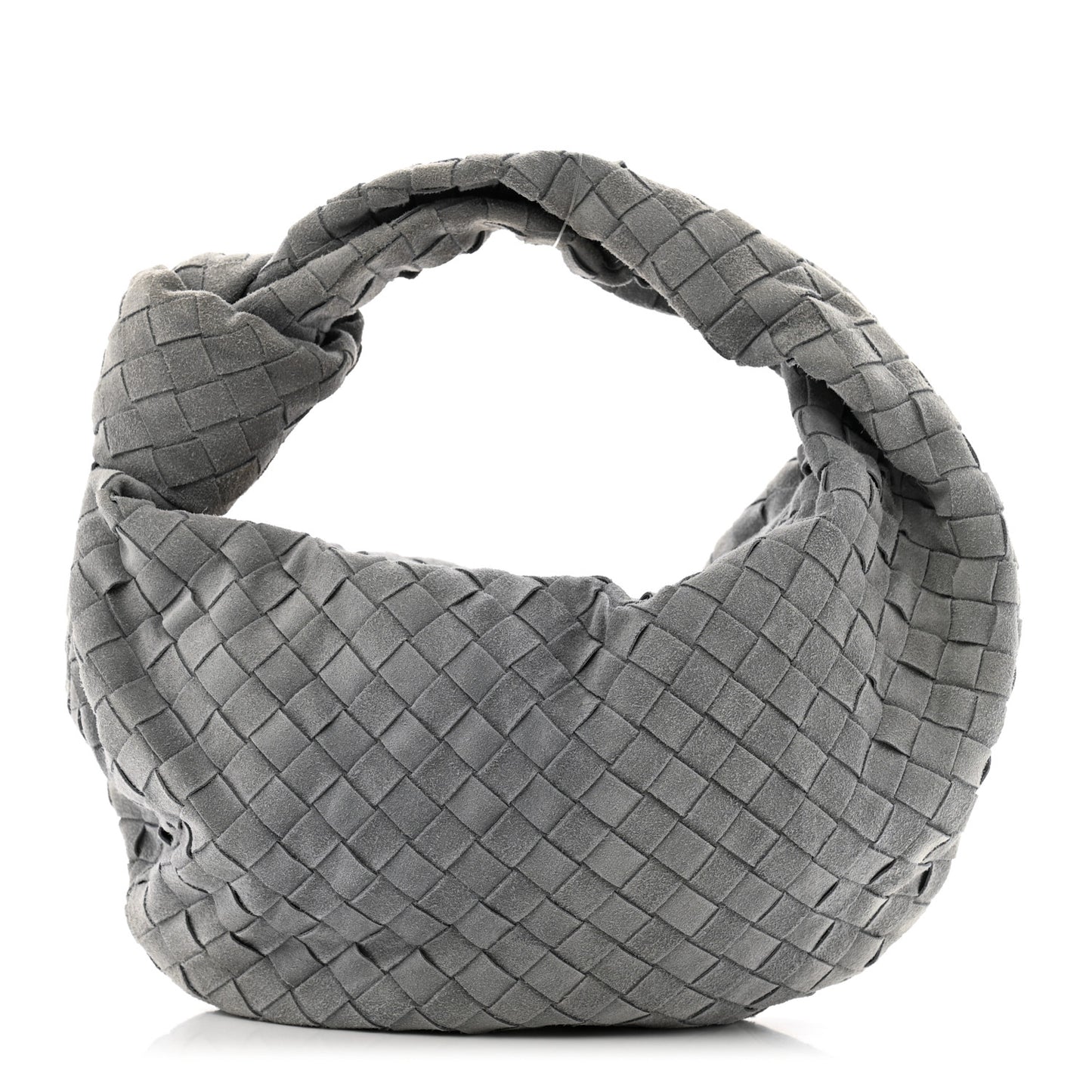 Suede Calfskin Intrecciato Teen Jodie Hobo Thunder