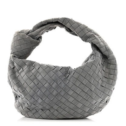 Bottega Veneta Suede Calfskin Intrecciato Teen Jodie Hobo Thunder 1 of 10