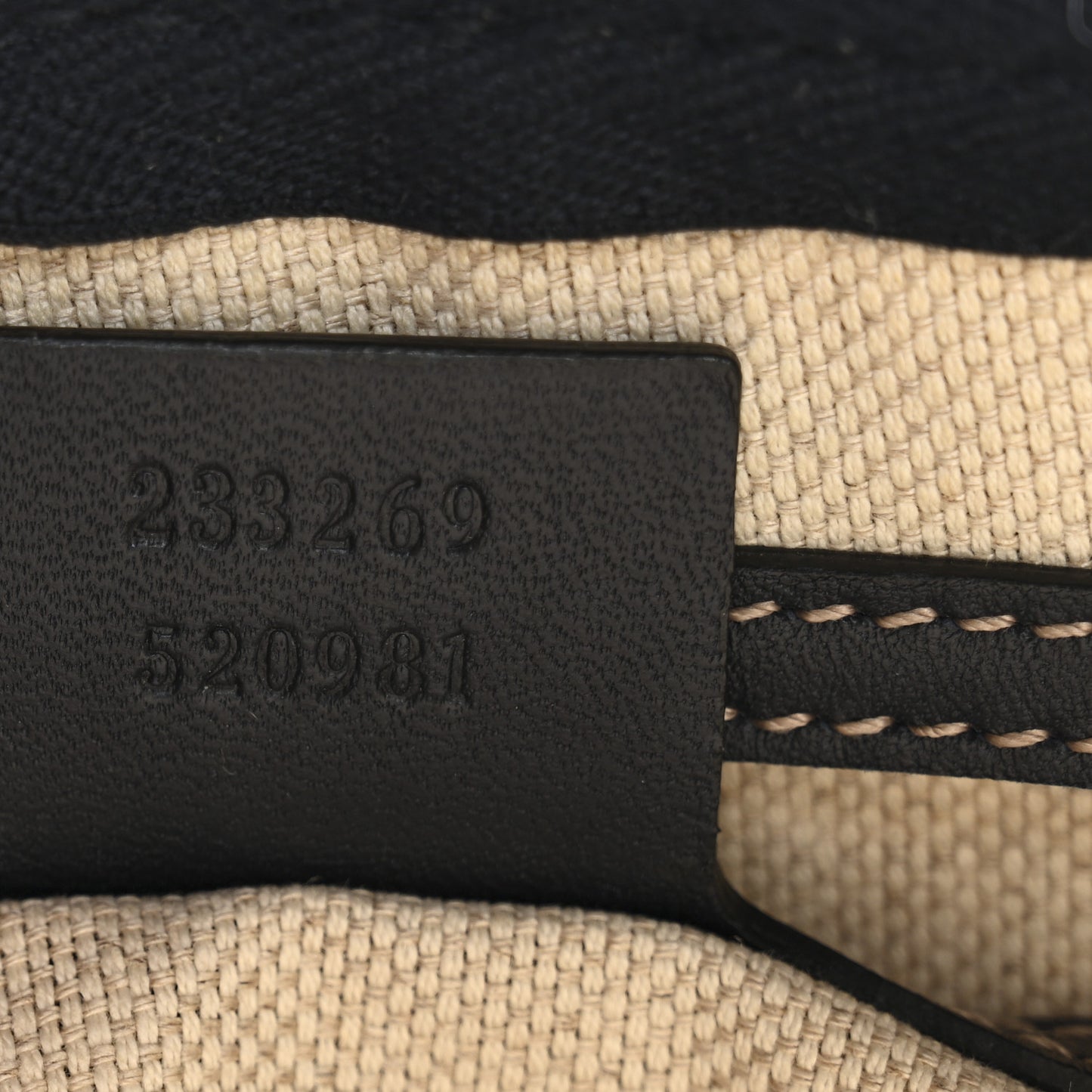 GG Supreme Monogram Belt Bag Navy