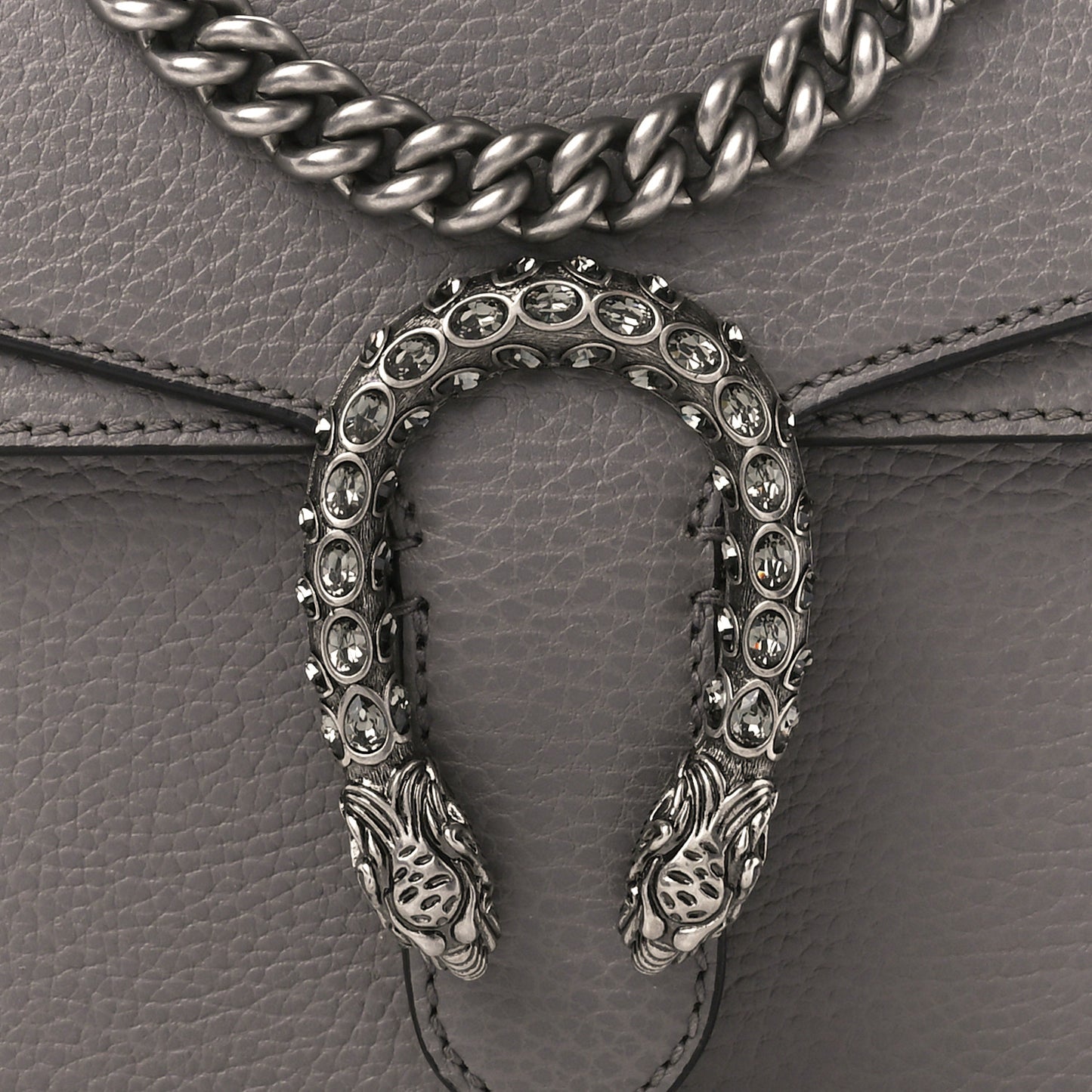 Calfskin Mini Dionysus Shoulder Bag Dusty Grey