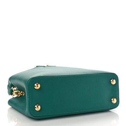 Louis Vuitton Taurillon Capucines BB Emerald 4 of 8