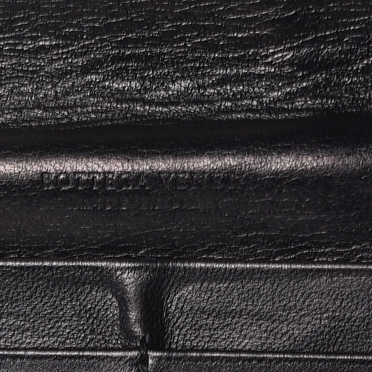 Nappa Intrecciato Double Zip Clutch Wallet Black