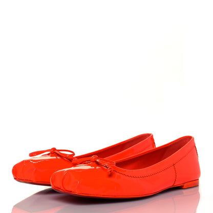 Christian Louboutin Patent Mamadrague Flats 38.5 Sunrise 3 of 8