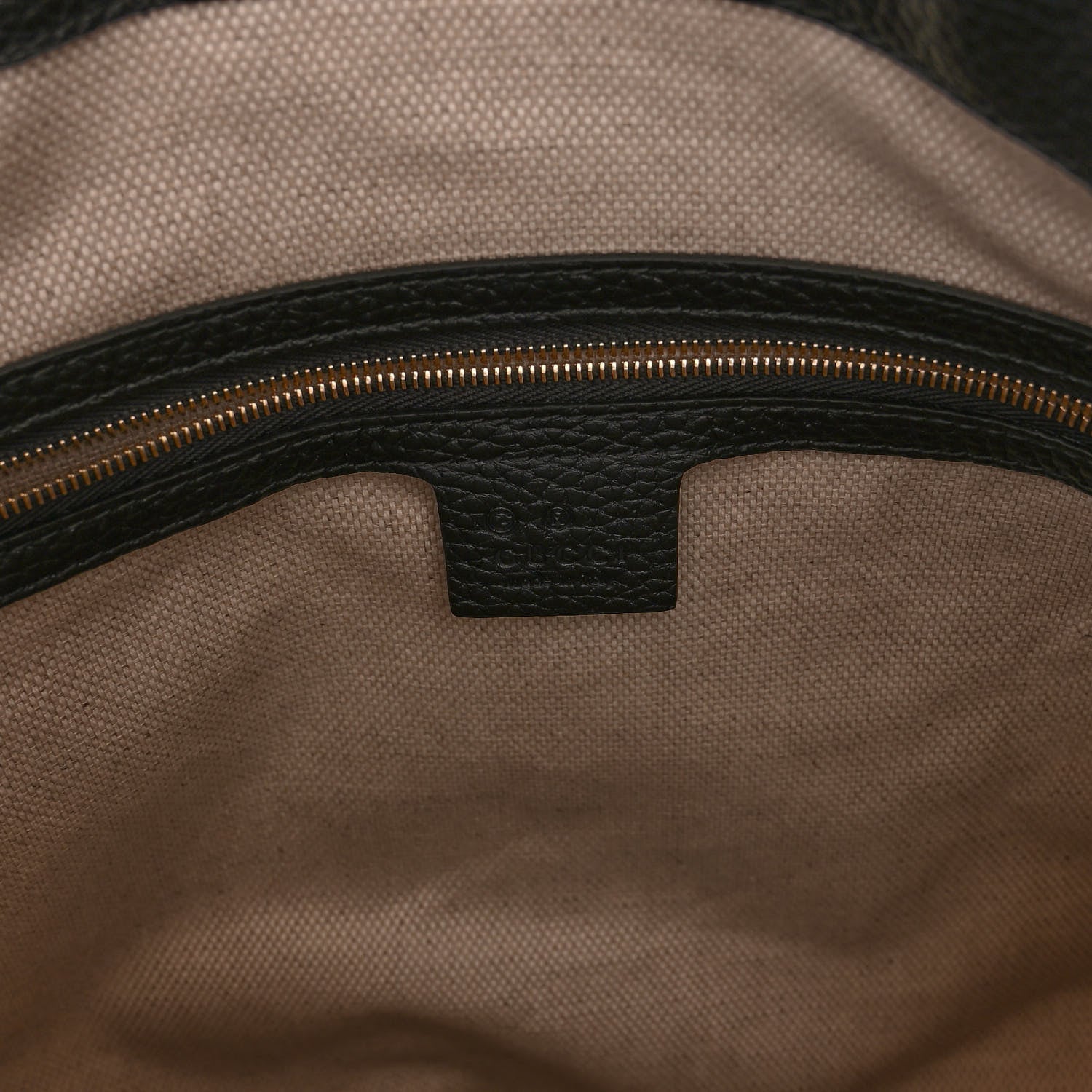 Gucci Pebbled Calfskin Large Soho Hobo Black 5 of 9