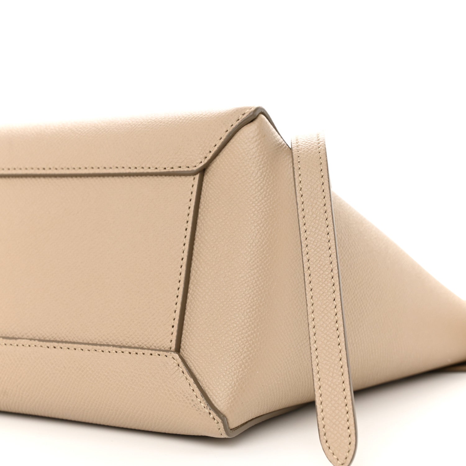 Celine Grained Calfskin Micro Belt Bag Beige 10 of 11