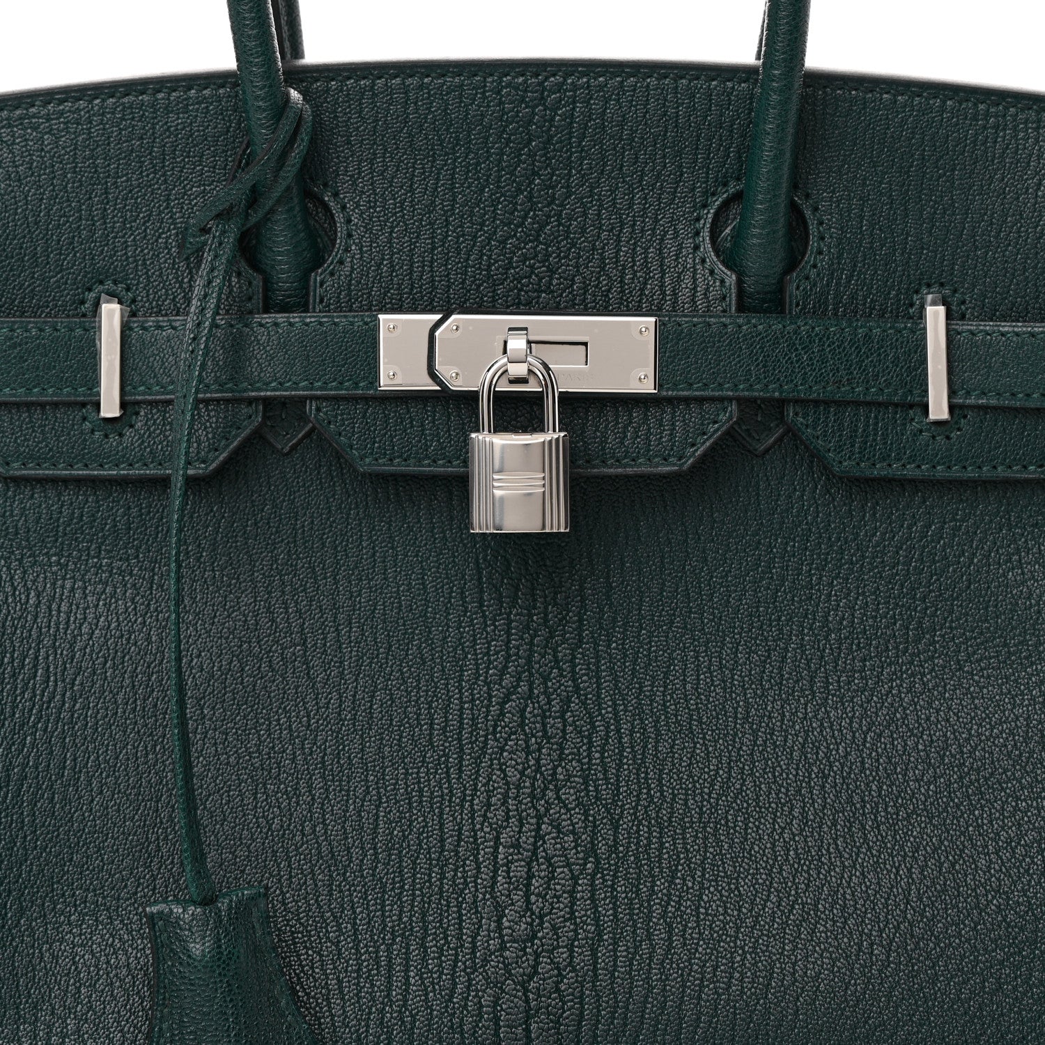 Hermes Chevre de Coromandel Birkin 30 Vert Cypress 8 of 12