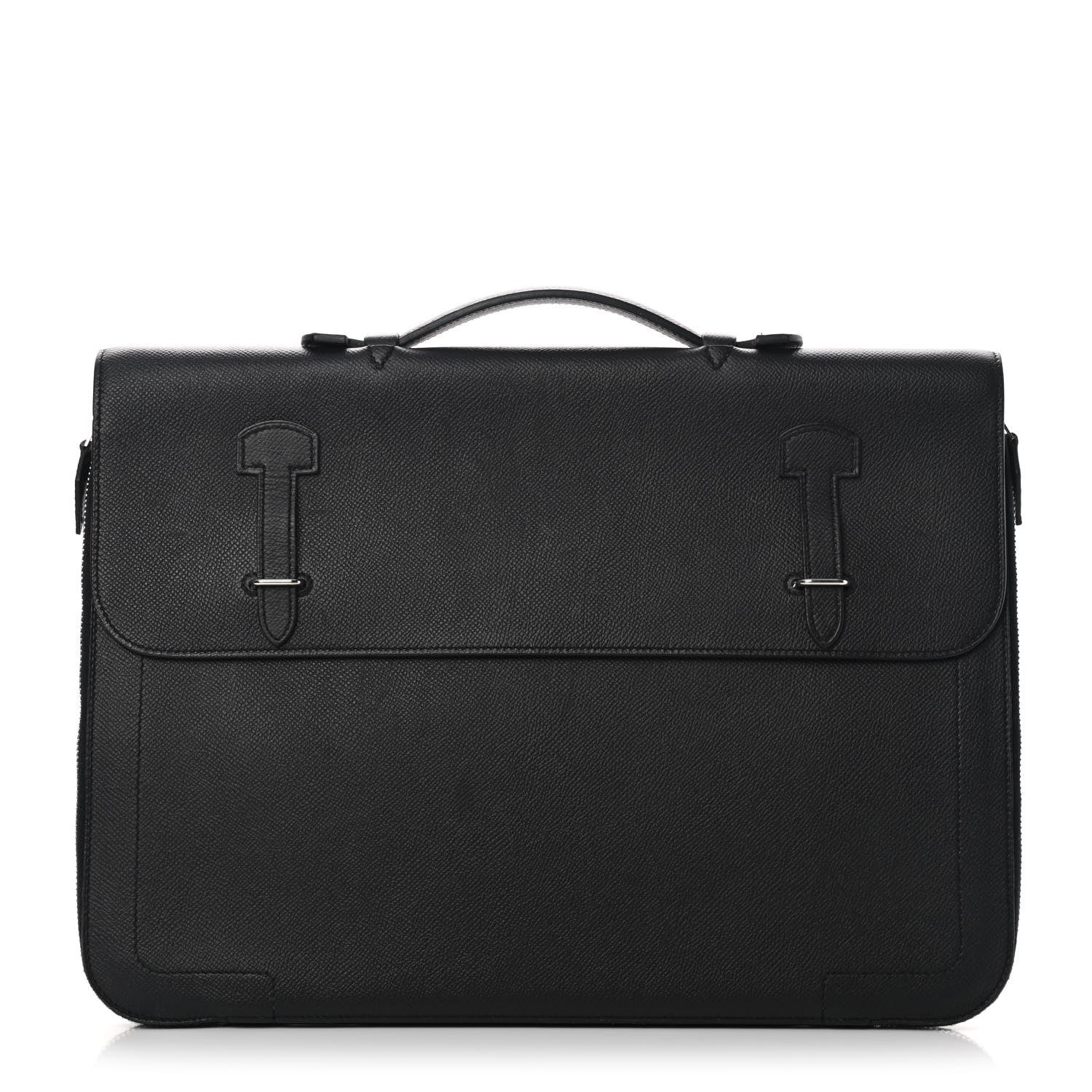 Hermes Epsom Serviette 57 Briefcase Black 1 of 10