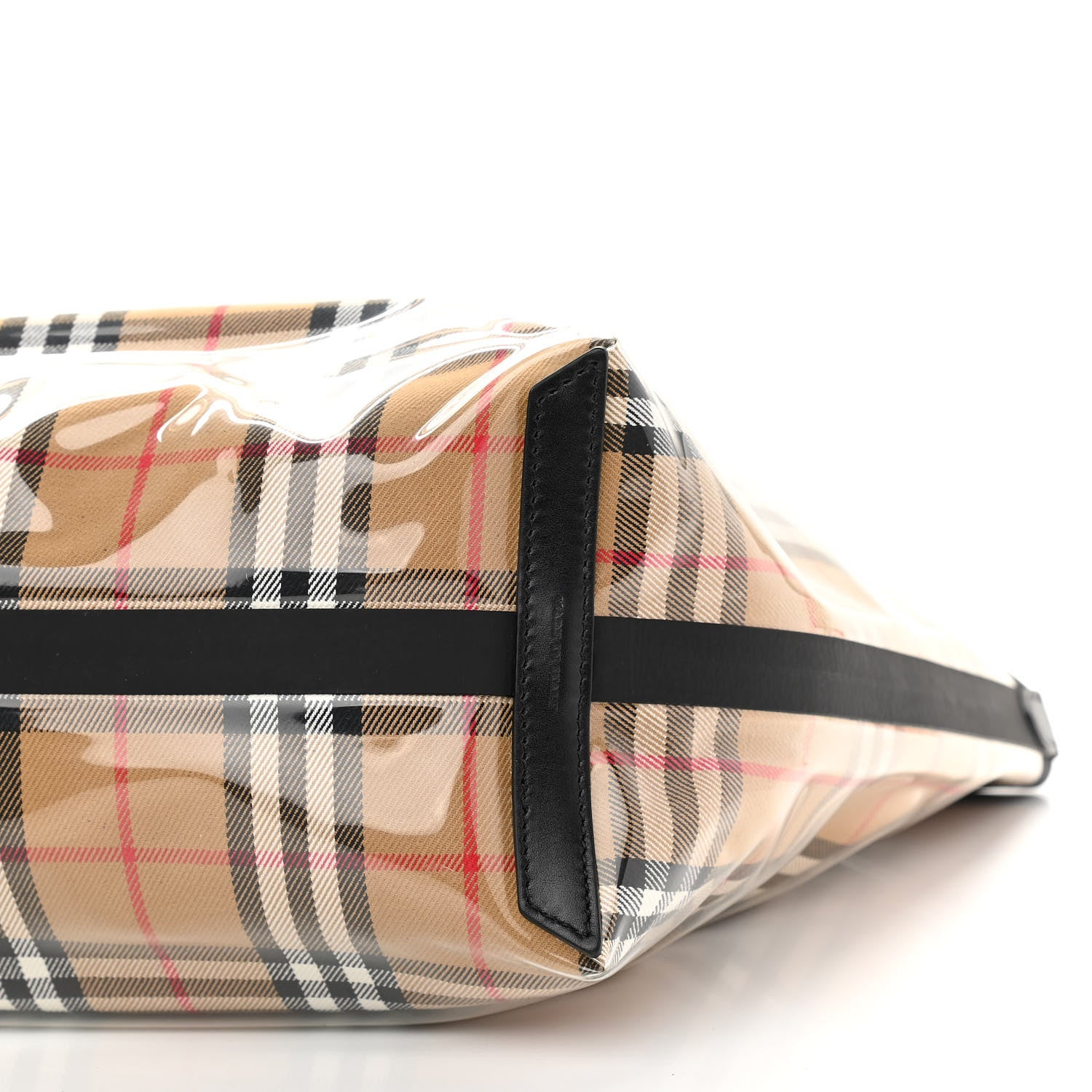 Burberry Vintage Check Transparent Large The Giant Reversible Tote Black 10 of 10