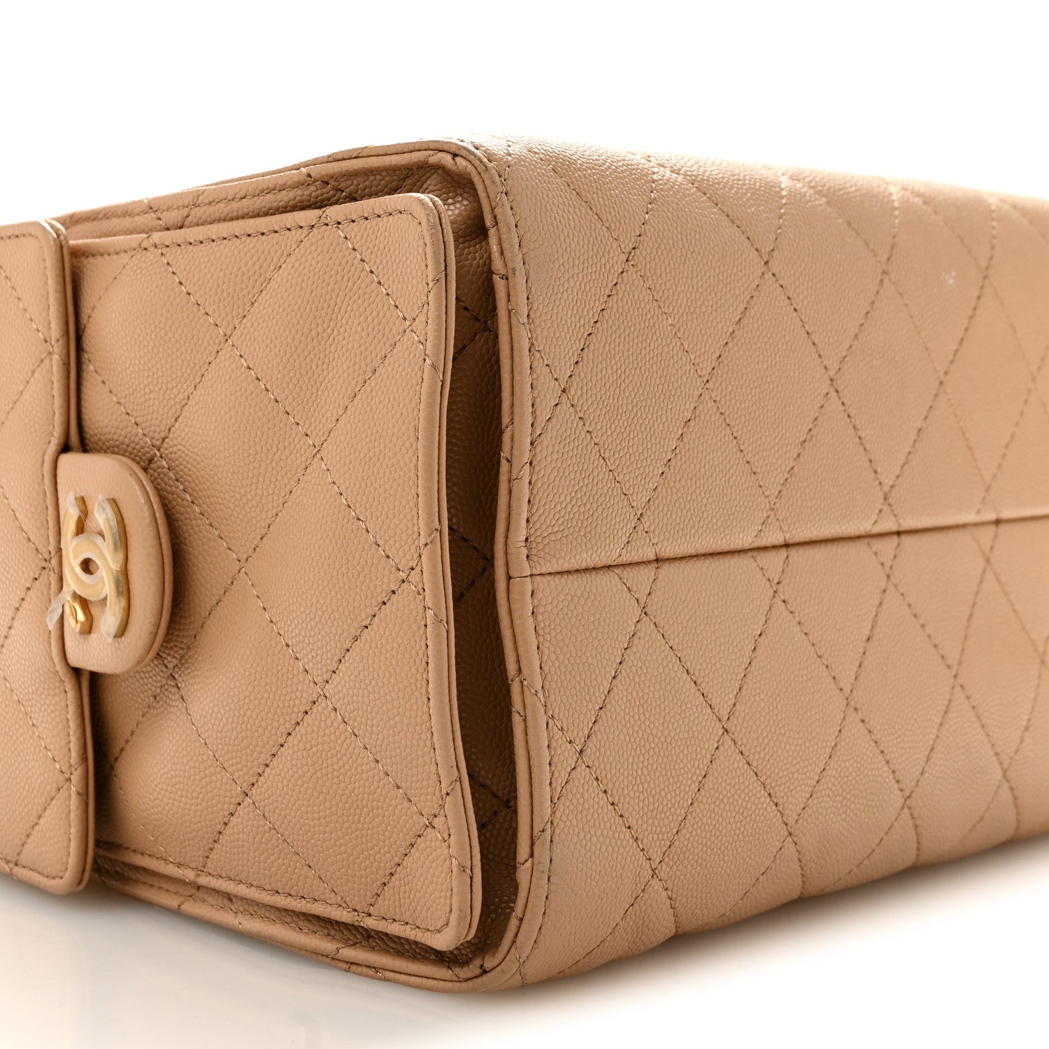 Chanel Caviar Quilted Small Chanel 25 Handbag Beige 8 of 13