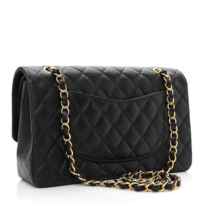 Chanel Caviar Quilted Medium Double Flap Black 3 of 11