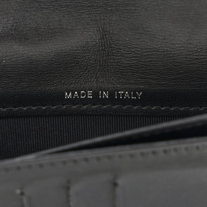 Chanel Lambskin Perforated Yen Wallet Black 8 of 14