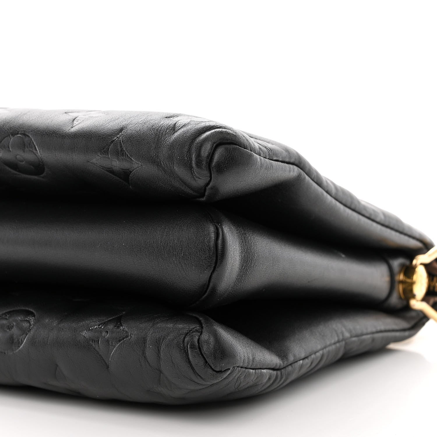 Louis Vuitton Lambskin Embossed Monogram Coussin PM Black 16 of 16