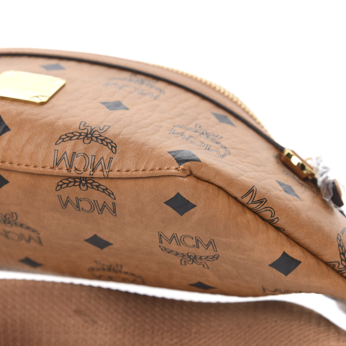 Visetos Small Fusten Belt Bag Cognac
