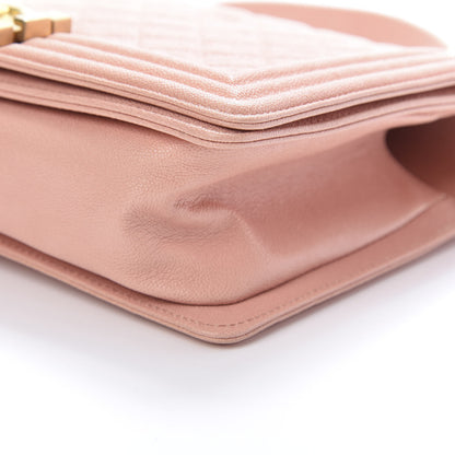 Chanel Caviar Quilted Medium Boy Flap Pink 9 of 10