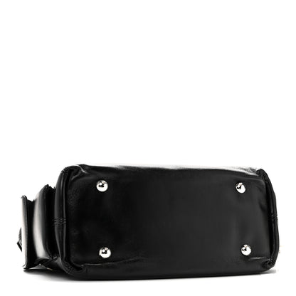 Louis Vuitton Lambskin CarryAll Cargo Vibe PM Black 4 of 9