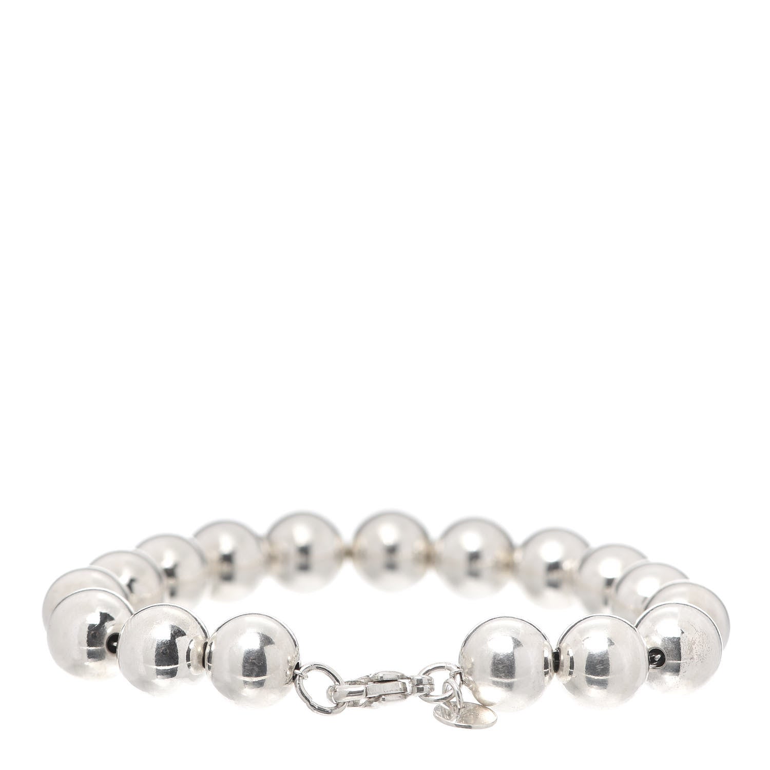 Tiffany Sterling Silver 10mm HardWear Ball Bracelet 3 of 4